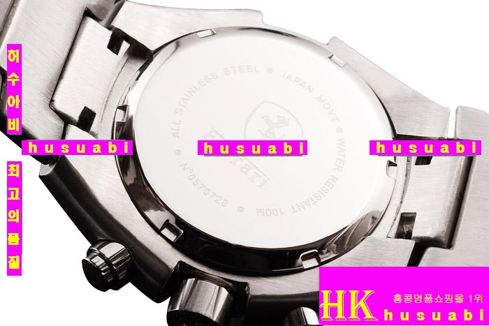 ��� �ð� Ferrari ��ǰ�����α�ð� Replica Ferrari Men White Dail Stainless Steel Watchband Japanese Quartz Movement . YC001-25